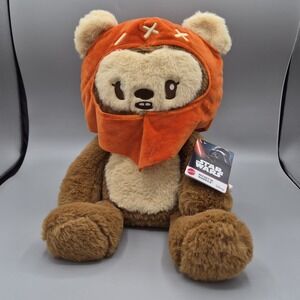 Mattel Disney Star Wars Wicket W Warrick Ewok 14" Weighted Plush New with Tags